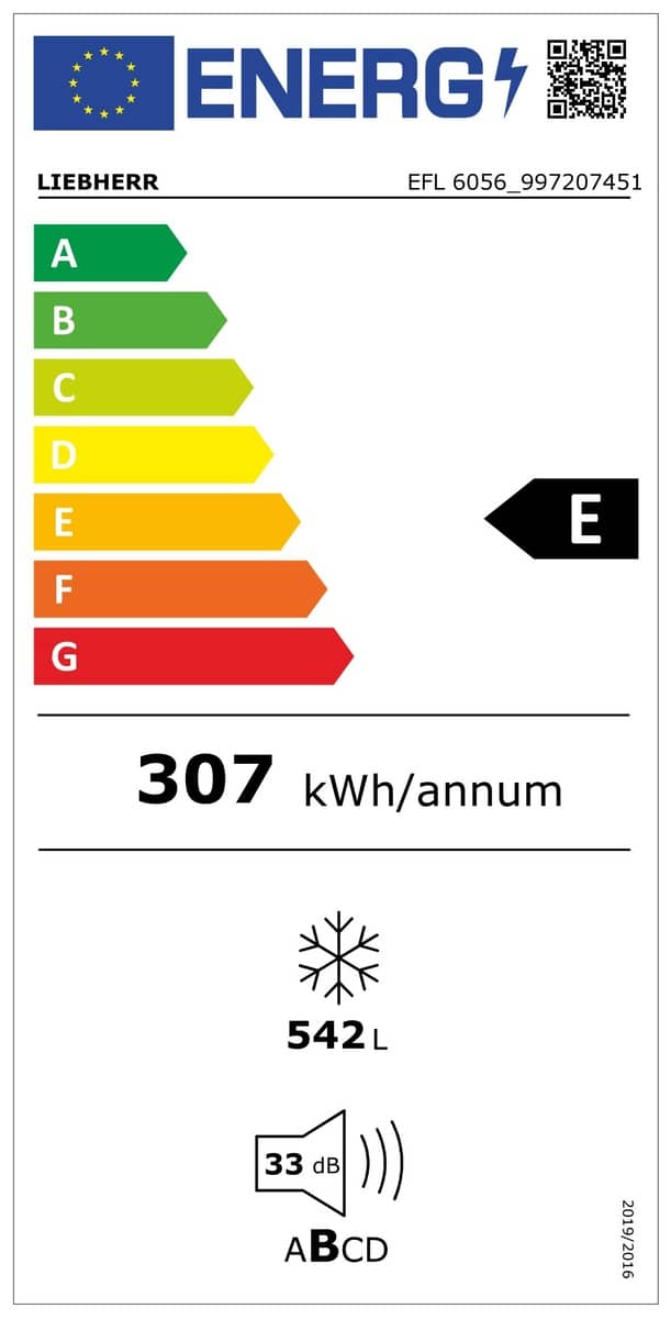Liebherr Congelador horizontal EFL 6056-21 con 3 cestas - 542 l, 188,5 cm de ancho