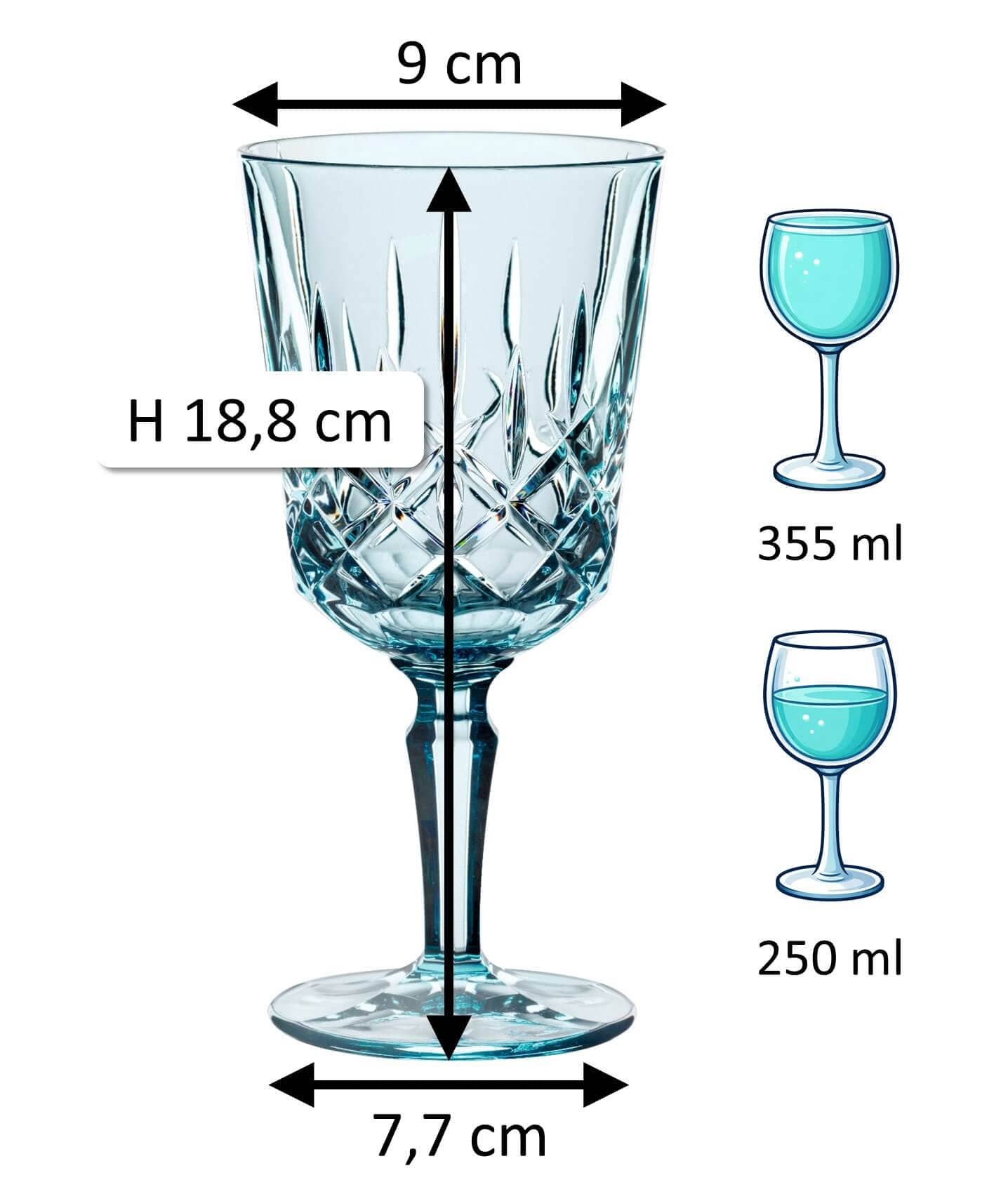 Copa de cóctel/vino aqua Noblesse, Nachtmann - 355 ml (1 ud)