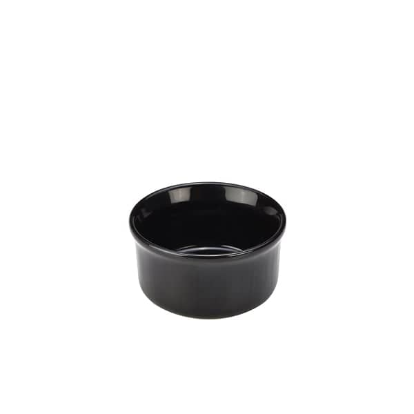 Cuenco / fuente de barro negro - 50 ml / 6,5 cm (12 uds)