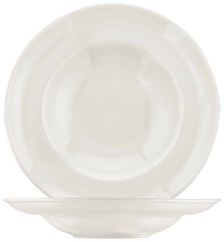 Bonna Gourmet Cream Assiette à pâtes 27cm crème - 6 pièces