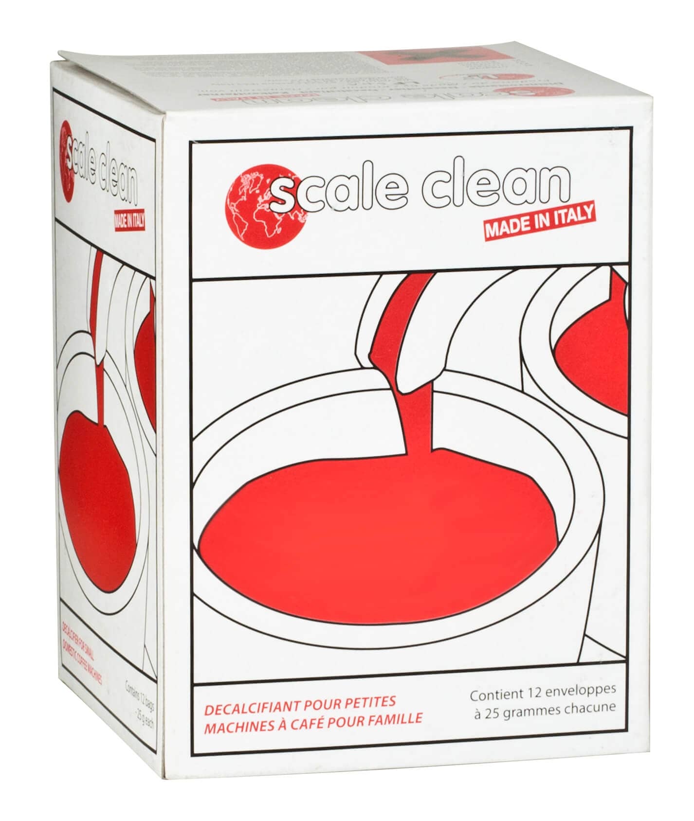 Decalcifier for small domestic coffee machines, (12x25g)