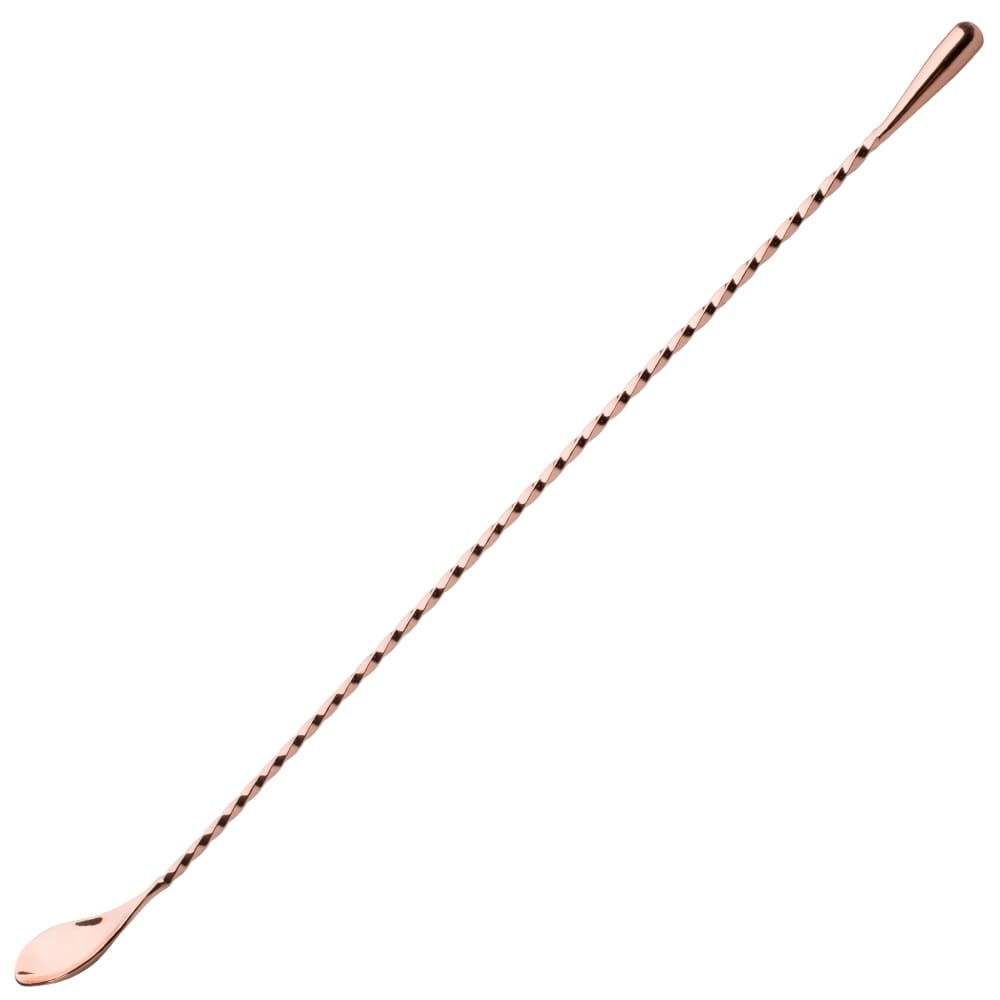 Cuchara de bar lágrima, color cobre - 40 cm