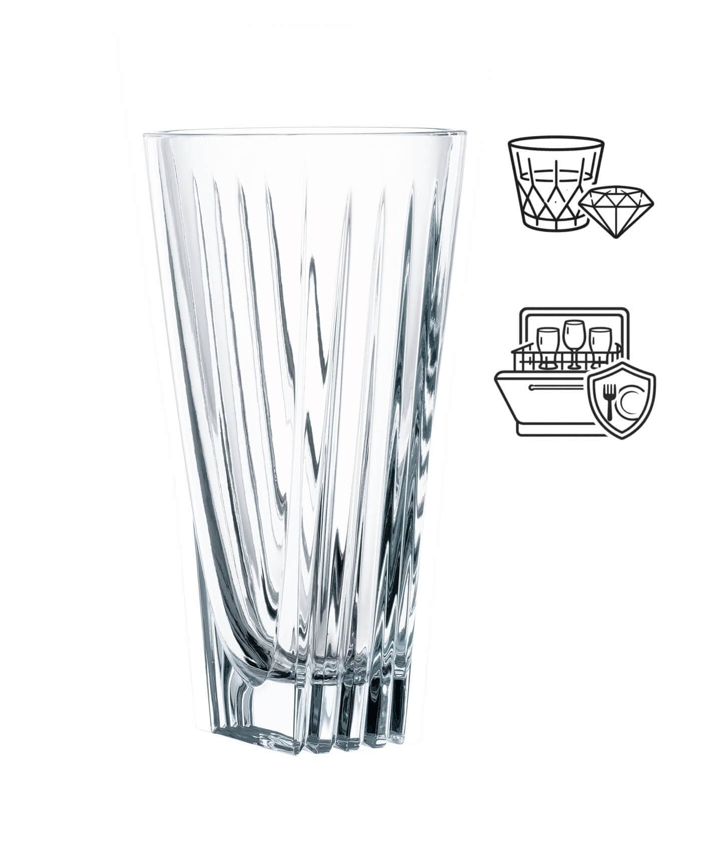 Vase Art déco, Nachtmann - 24cm