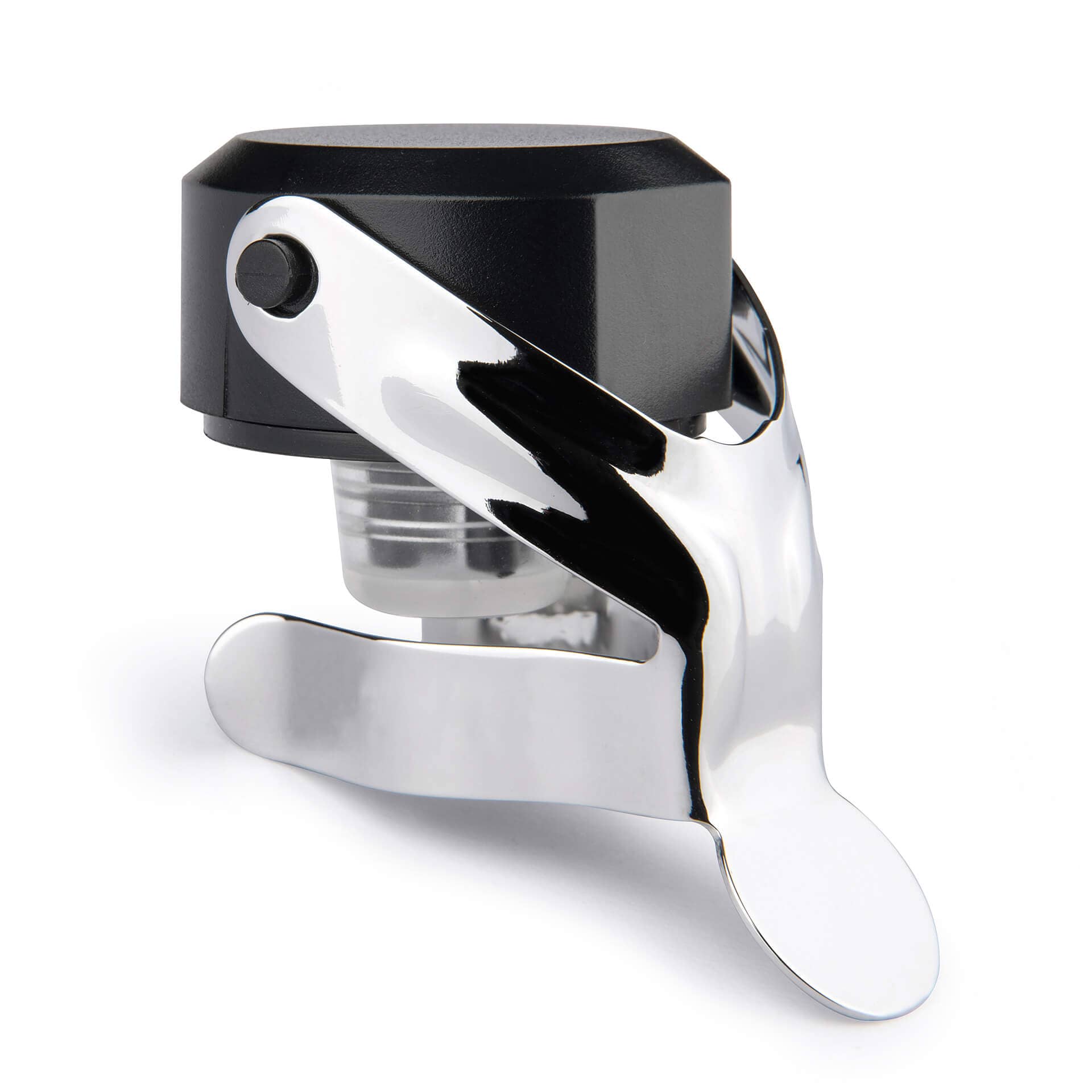 Champagne Bottle Stopper, Prime Bar - Black Chrome