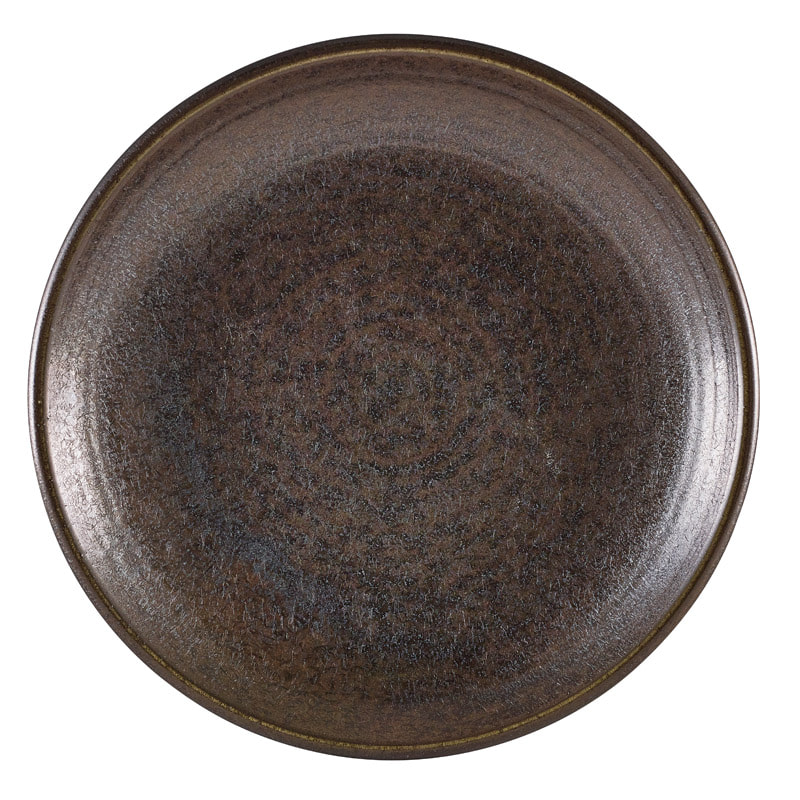 Assiette creuse Terra Cinder Black - 25 cm (6 pcs)