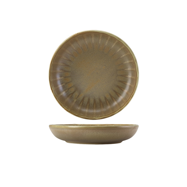 Coupe-Schale Terra Matt Grey Wellenstruktur – 20,3 cm (6 Stk.)
