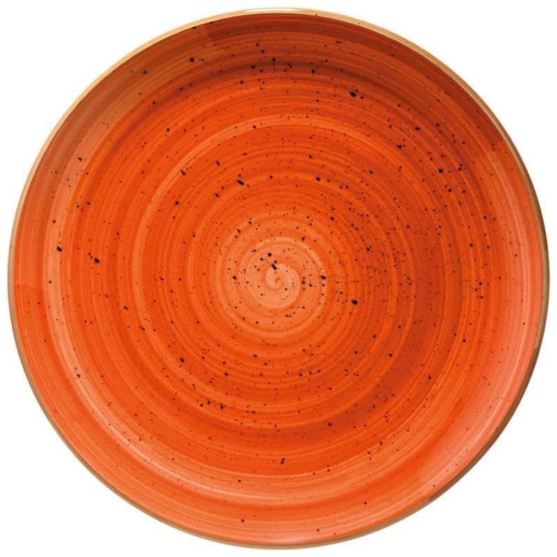Bonna Aura Terracotta Assiette Gourmet plate 30cm orange - 6 pièces