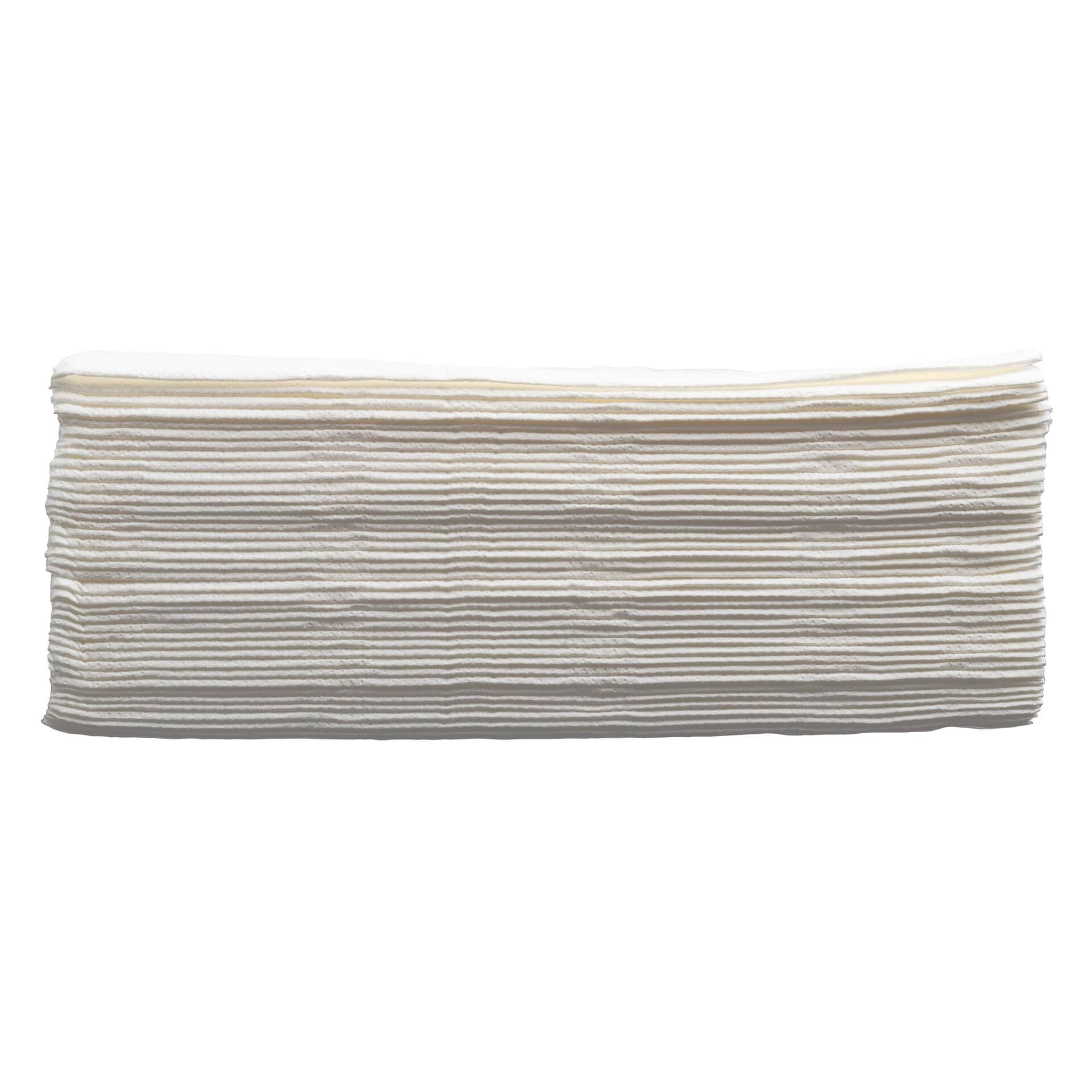 Cocktail napkins, 20x20 cm, 1/4 fold, 2-ply, micro-embossed - white (50 pcs.)