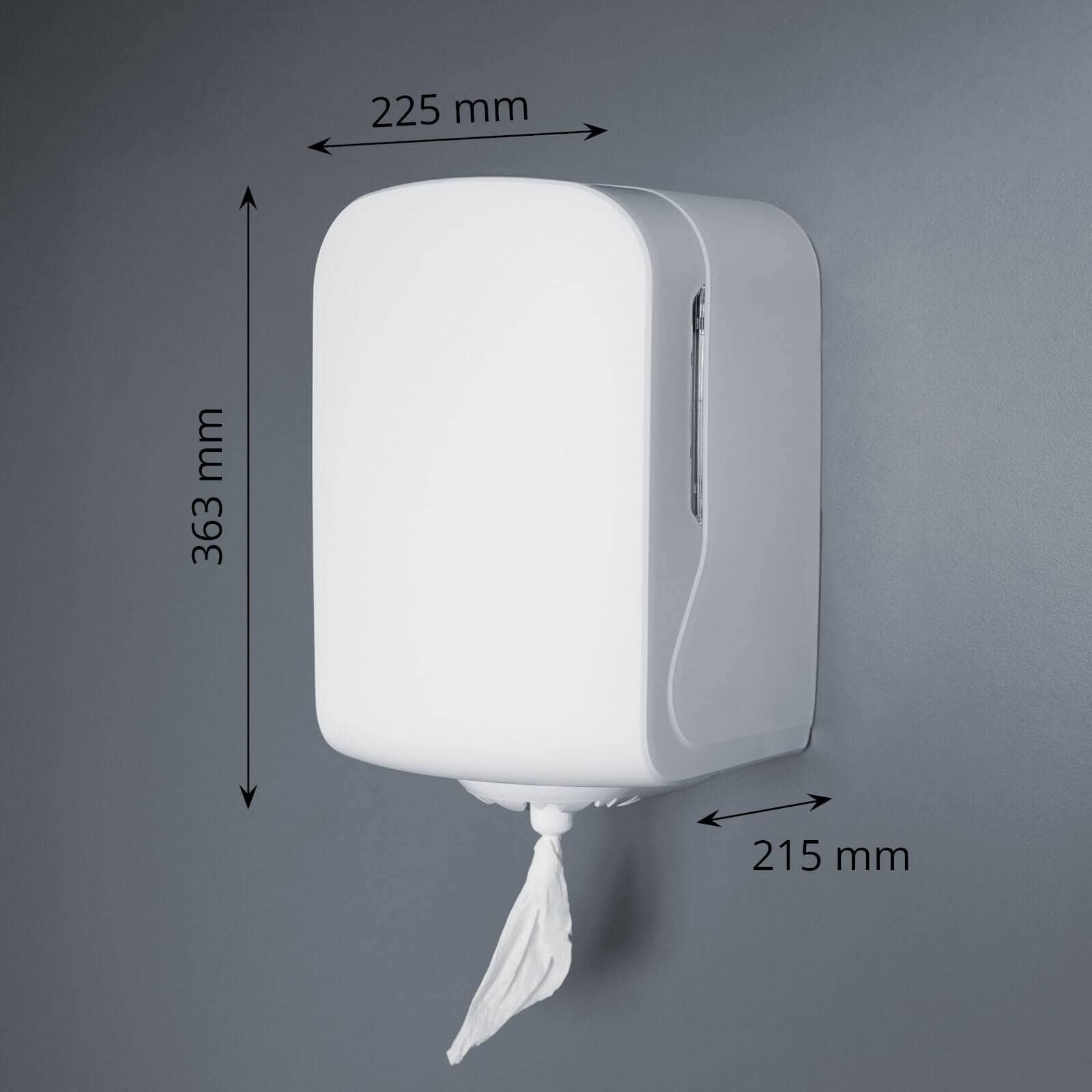 Distributeur de serviettes Maxi, Centerpull - blanc mat