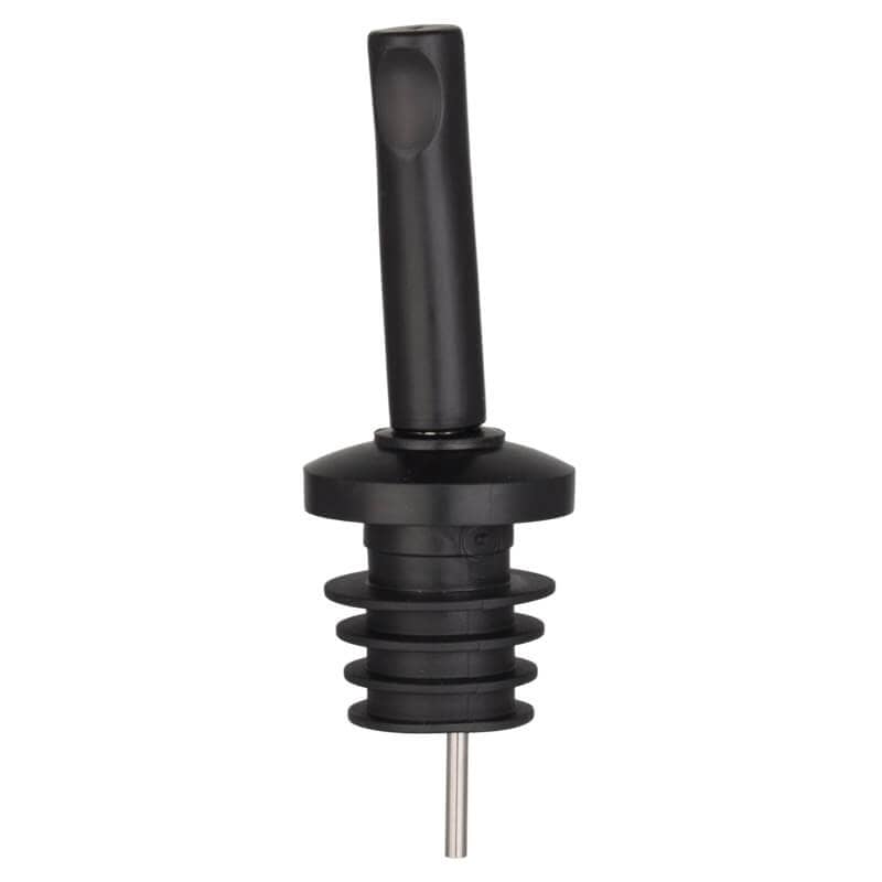 Pourer 1/2 gallon + black dust cap - stainless steel, large (6 pcs.)