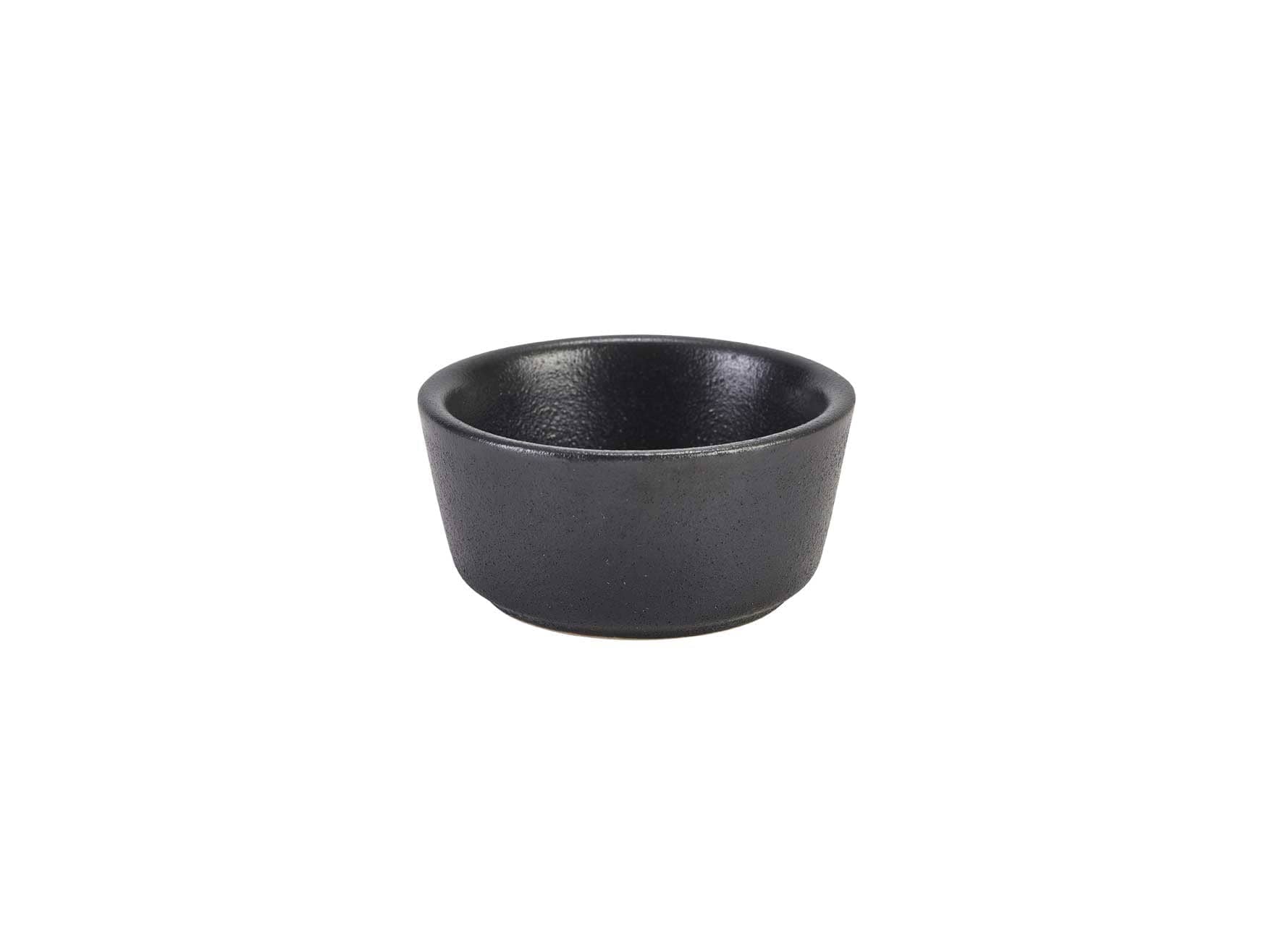 Cuenco para salsa negro, loza - 45 ml