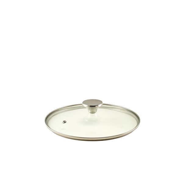 Couvercle en verre pour plat à gratin en fonte d'aluminium - 24 cm