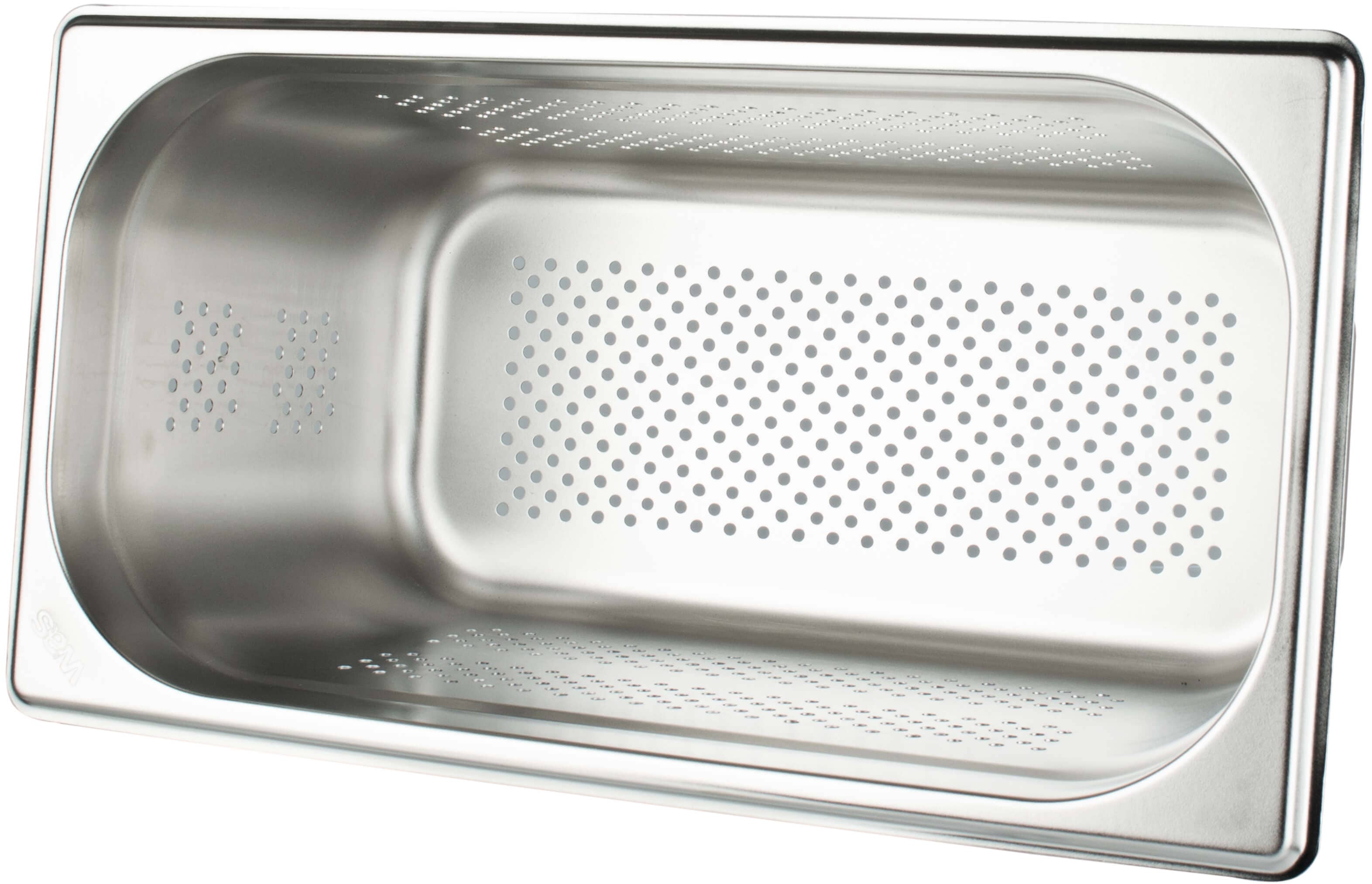 Recipiente Gastronorm de 150 mm de profundidad, perforado - acero inoxidable (GN 1/3)