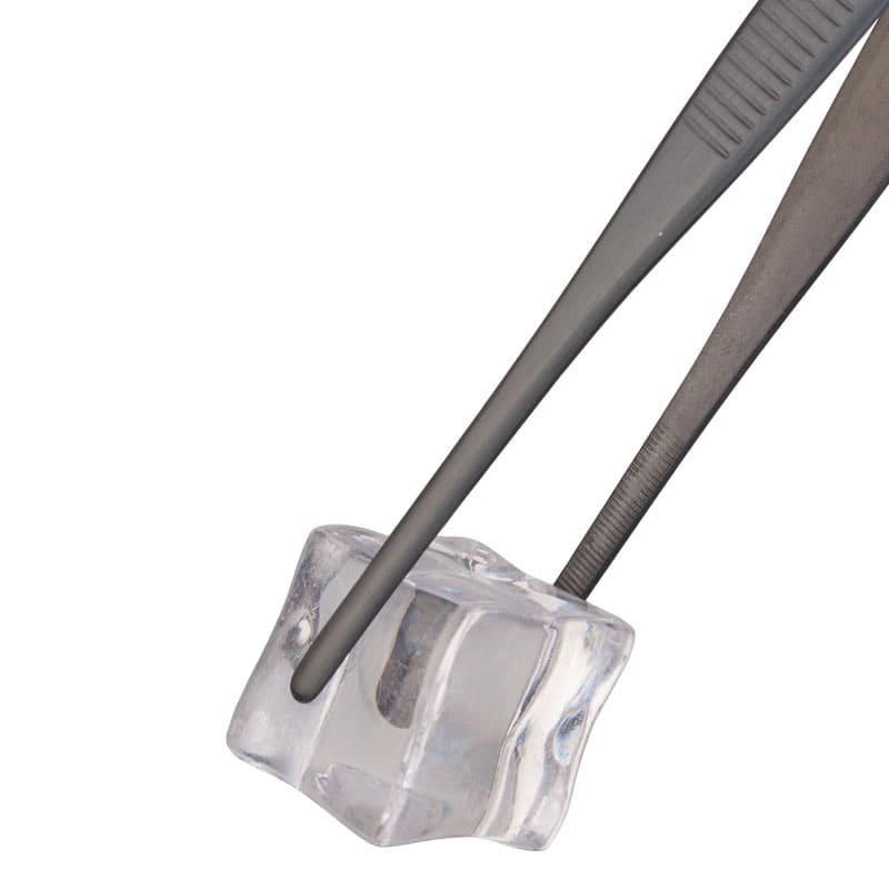 Tweezers with spoon, stainless steel GMB, Ginza - 27cm