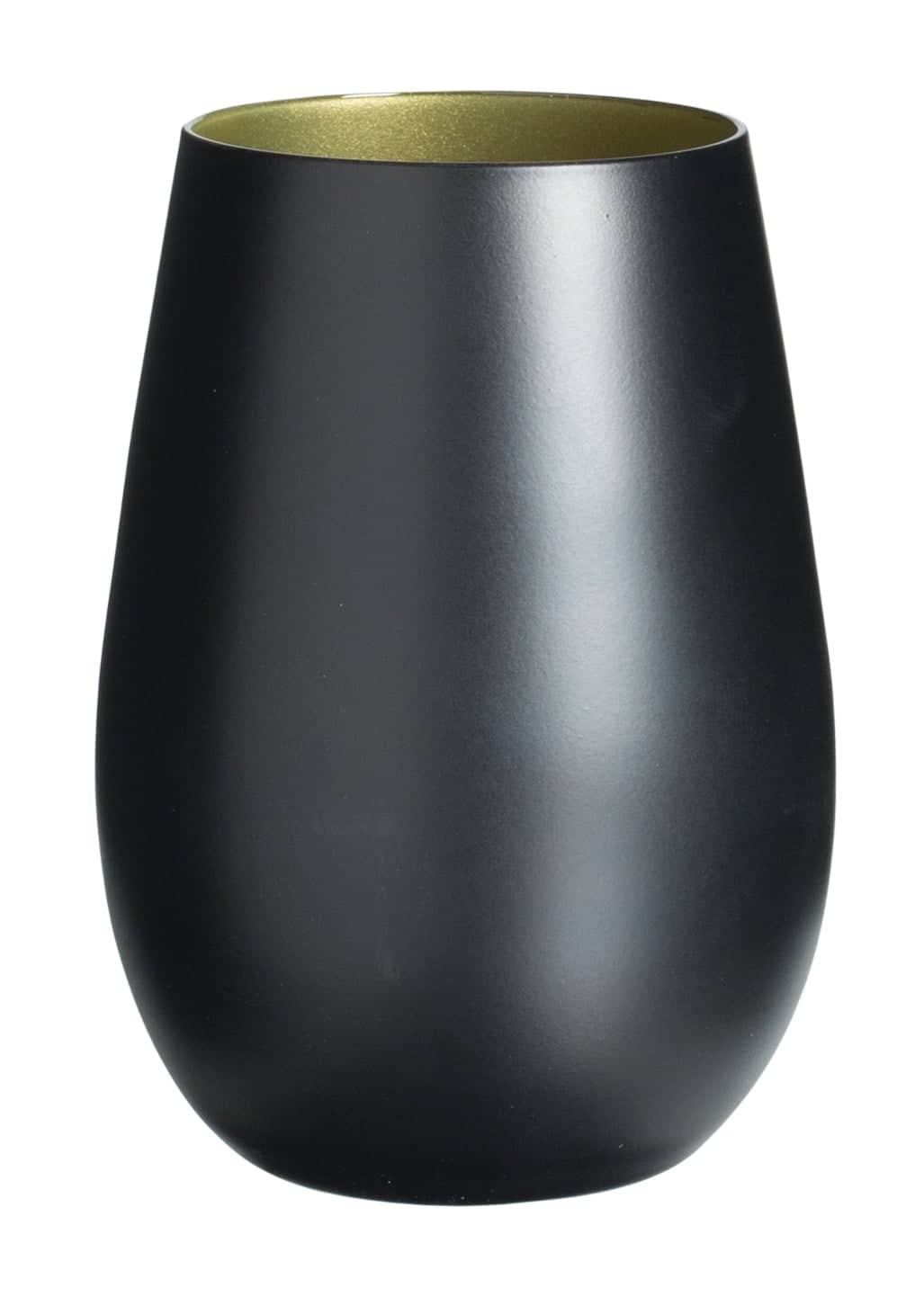 Gobelet, noir/or mat, Elements Stölzle - 465ml (6 pcs.)