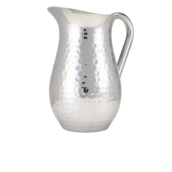 Wasserkrug Edelstahl gehämmert - 2,0 l