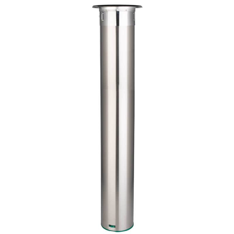 Cup dispenser, stainless steel, horizontal - small (56-81mm cups)