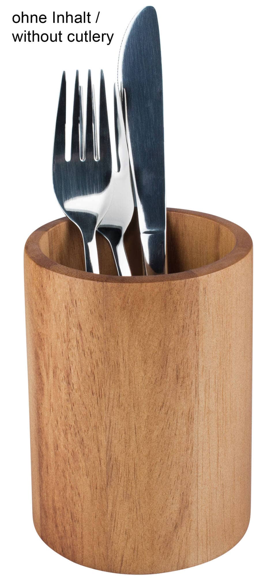 Besteckhalter Akazienholz natur - 10x13,2cm