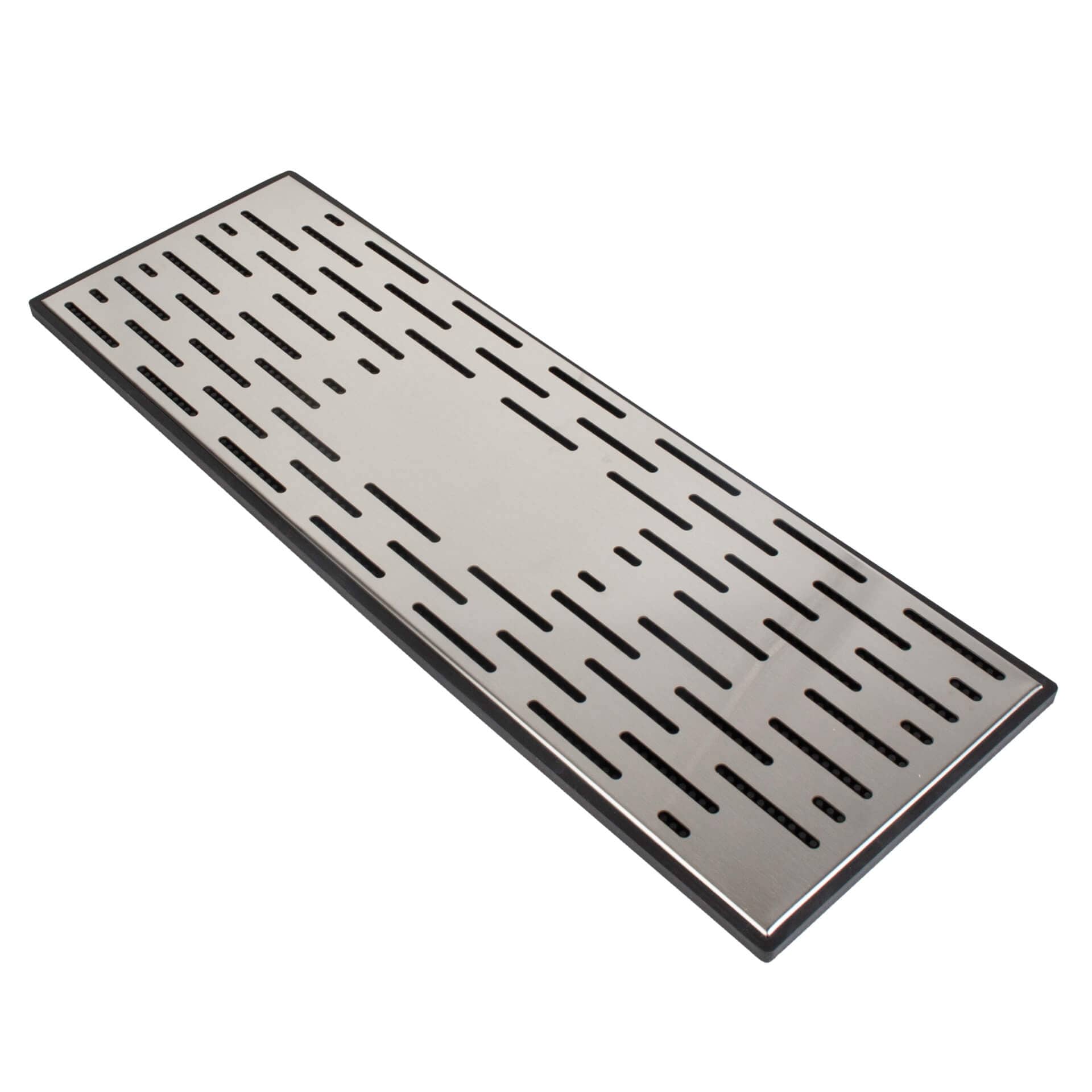 Barmatte mit Edelstahl-Gitter - 60 x 20 cm