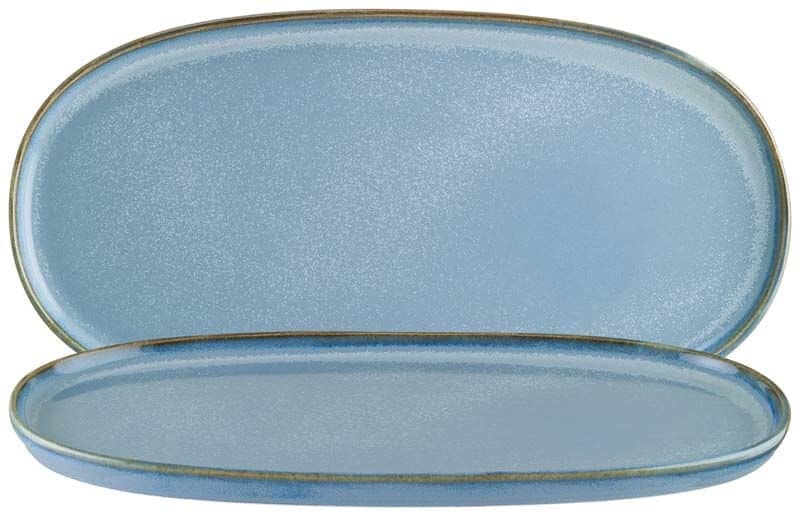 Bonna Sky Hygge Plato ovalado 34 x 23 cm azul - 6 ud