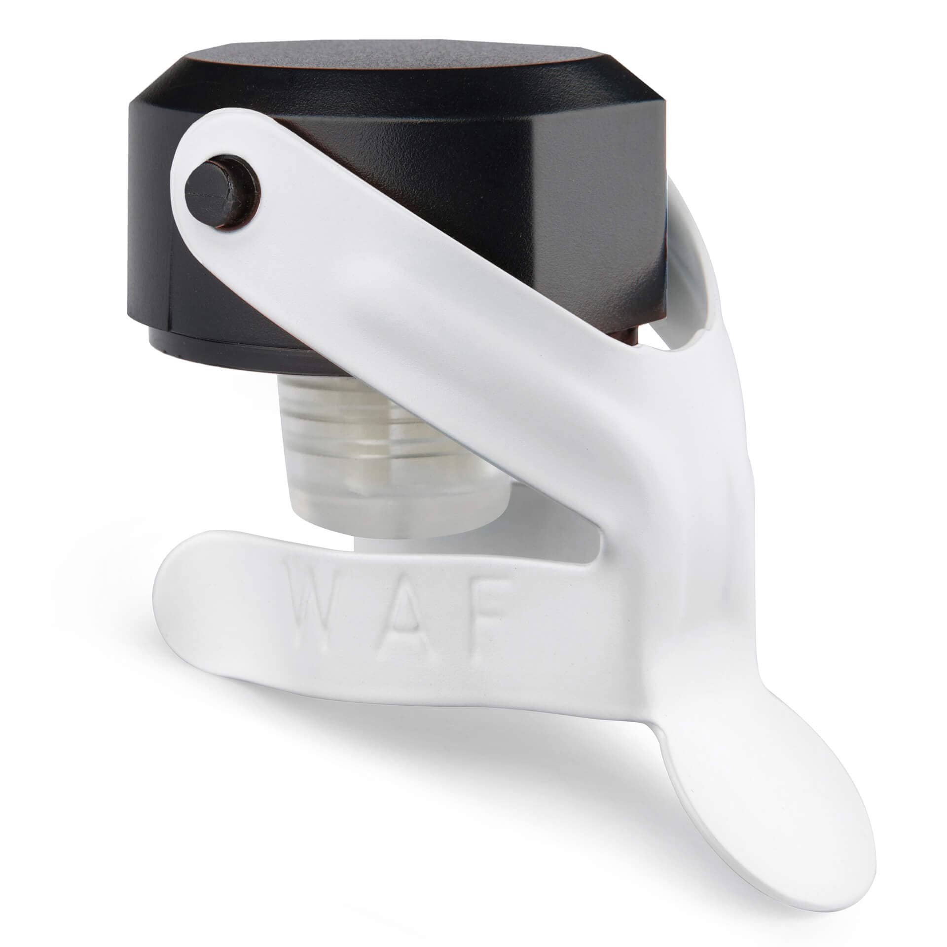Champagne Bottle Stopper, Prime Bar - Black and White