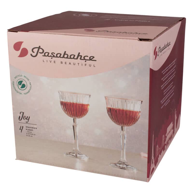 Nick & Nora Joy Glasses, Pasabahce - 170 ml (4 pcs.)