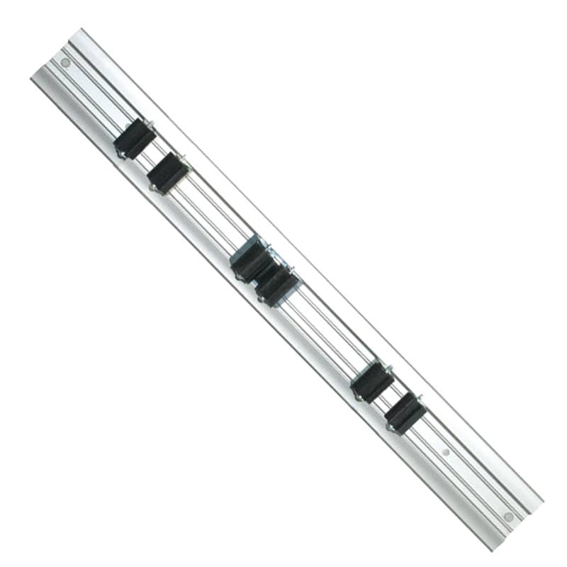 Porte-balais « Trio » pour 3 balais, 48 cm - Aluminium