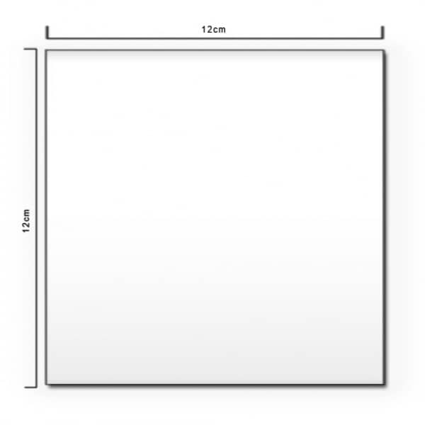 Serviette en cellulose, 2 plis. - 24 x 24cm 1/4 pli (300 pcs)