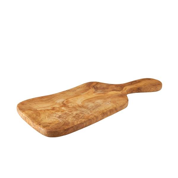 Bandeja de servicio / tabla de madera de olivo - aprox. 38 x 18 cm
