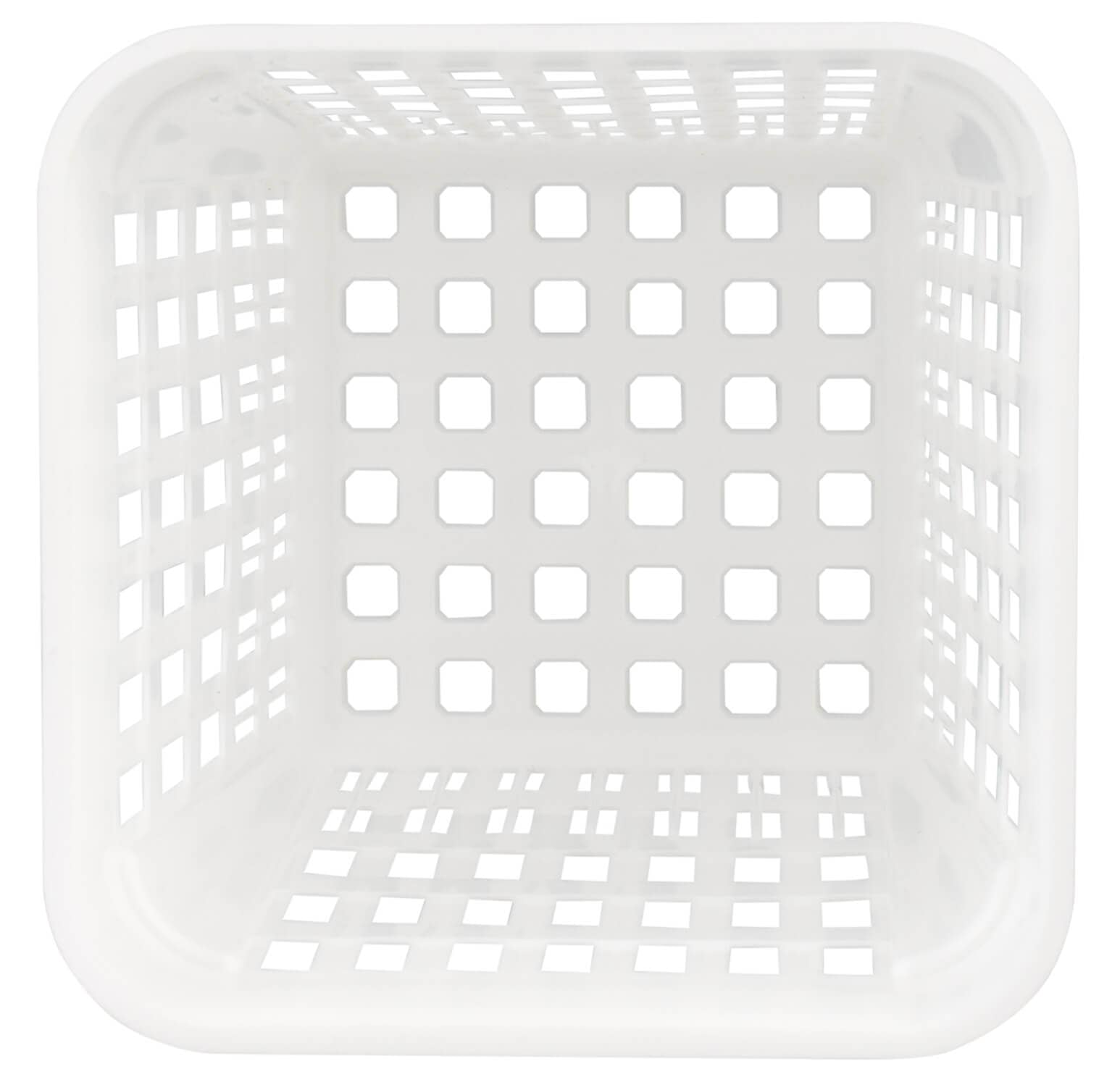 Cesta para lavavajillas, plástico PP blanco - 13,8 x 10,8 cm