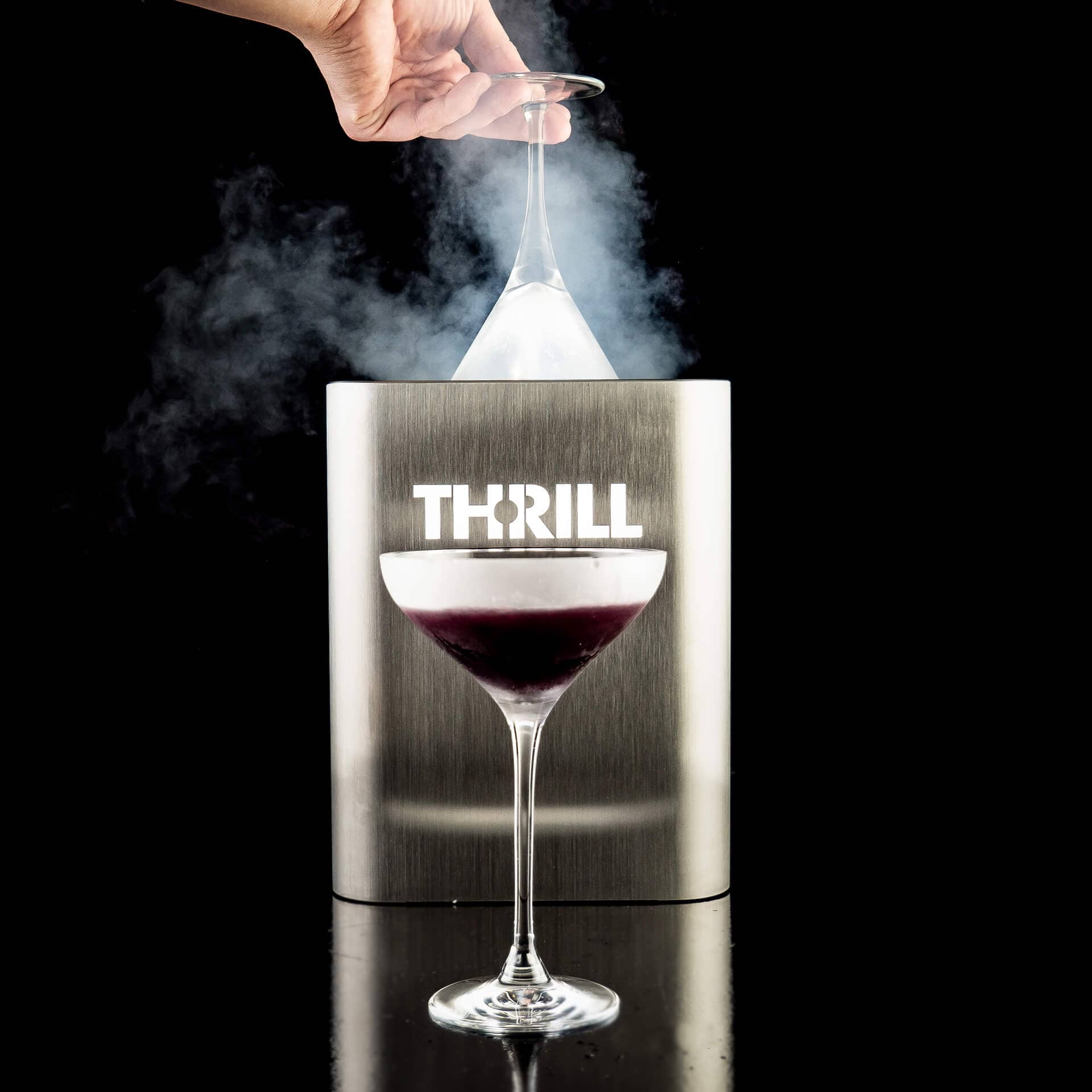 CO2 Congélateur rapide pour verres Thrill Vortex F1 PRO - Acier inoxydable