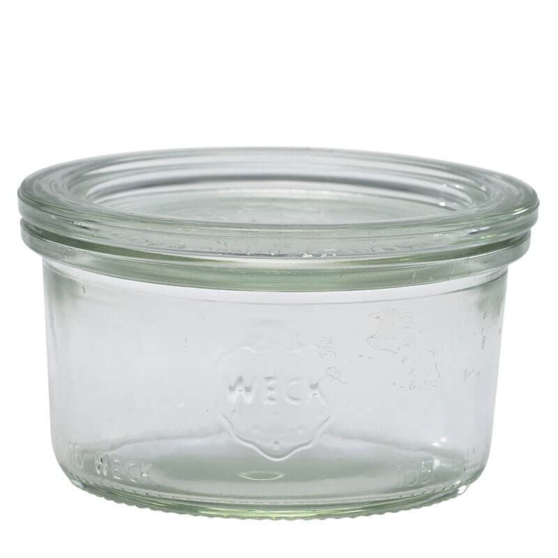 Bocal WECK avec couvercle en verre - 165ml / 8x4,5cm (12 pièces)