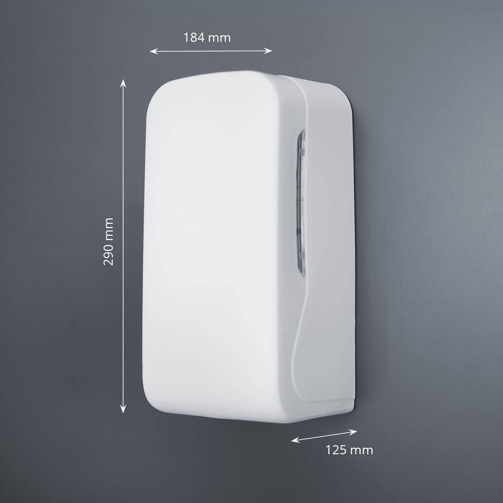 Distributeur de papier toilette feuille à feuille - blanc mat