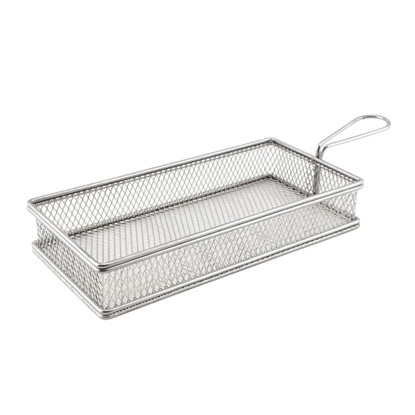 Panier de service, acier inoxydable - 26 x 13 x 4,5 cm (6 pièces)