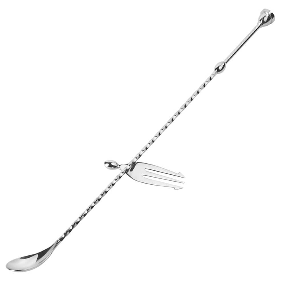 Bar spoon, Japanese with masher - 33,5cm