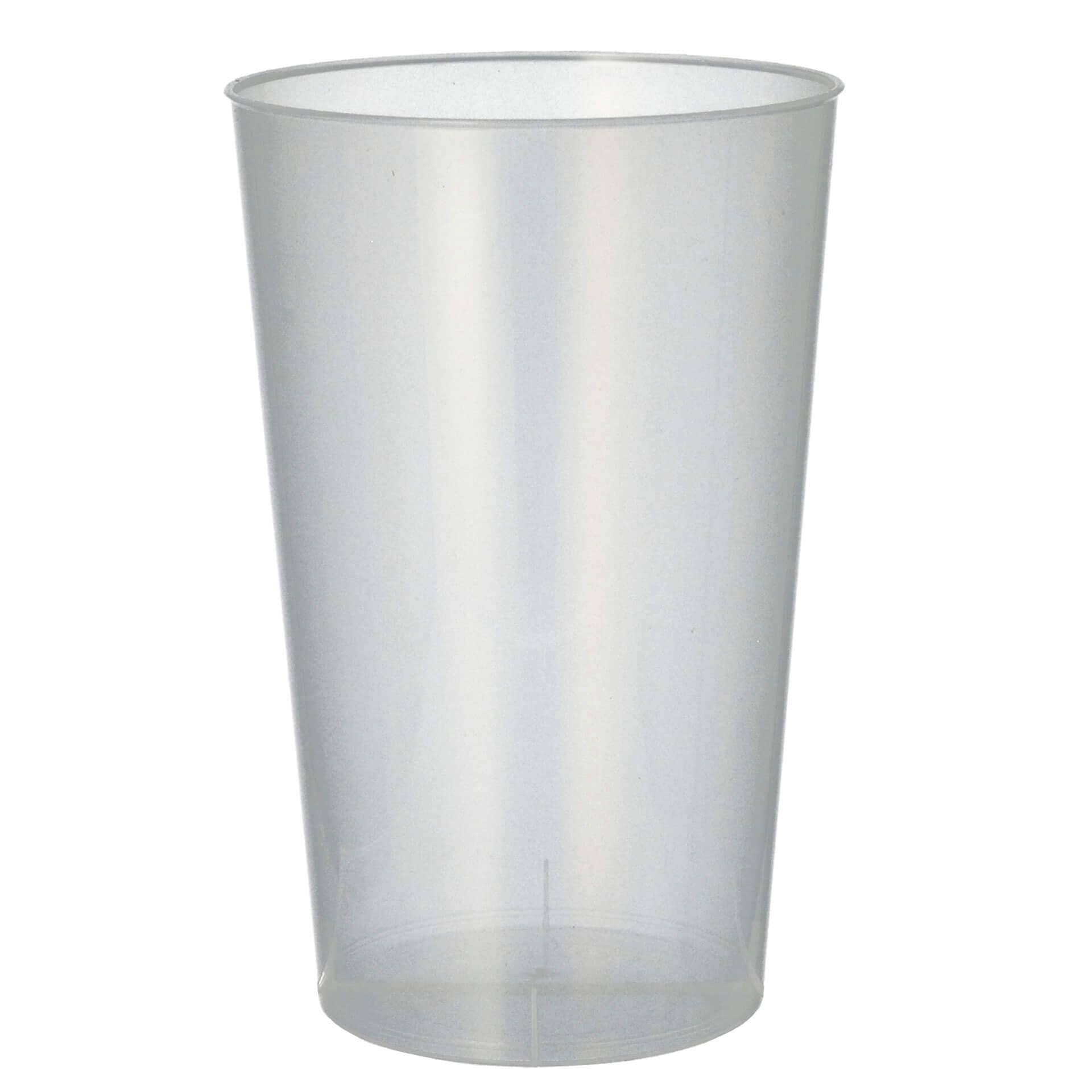 Gobelets en plastique réutilisables, polypropylène - 0,5 l (30 pcs)