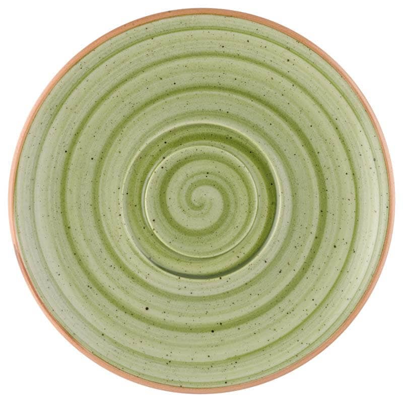 Bonna Aura Therapy Gourmet multi purpose saucer 19cm green - 12 pcs.
