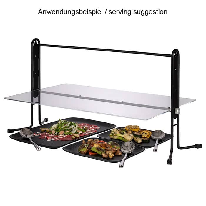 Protection hygiénique pour buffet, pivotant, réglable en hauteur - 93 x 53 cm