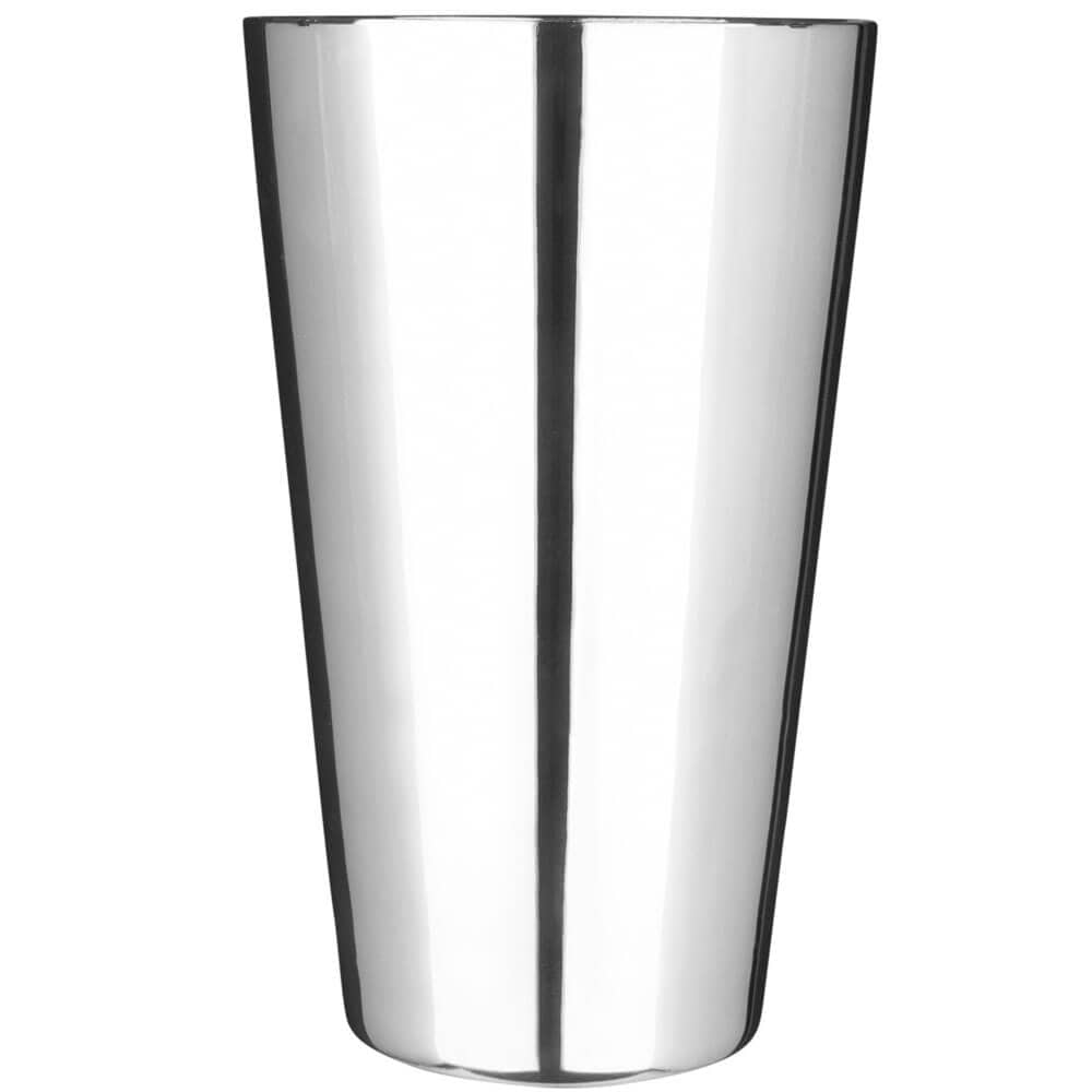 Cocktail shaker / French shaker, brass, silver-plated - 700 ml