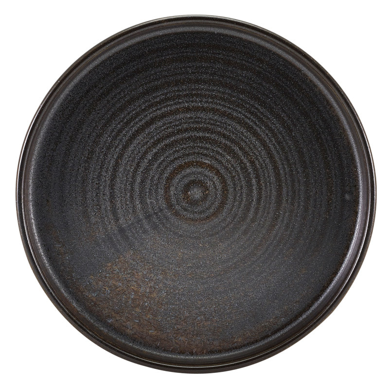 Assiette de présentation Terra Cinder Black - 20,5 cm (6 pcs)