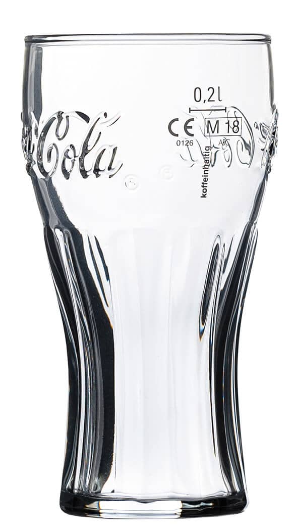 Coca-Cola Konturglas, Arcoroc - 270ml, 0,2l FS
