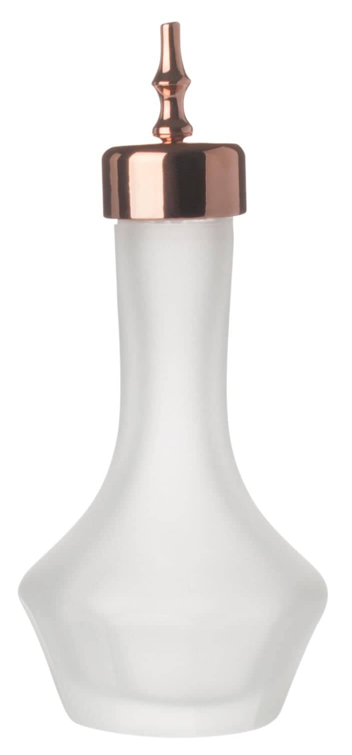Bitterflasche satiniert, Prime Bar, Ausgießer kupferfarben - 30ml