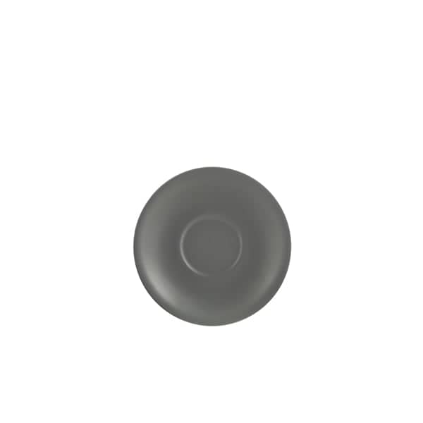 Espresso saucer porcelain matte gray – 12 cm (6 pcs.)