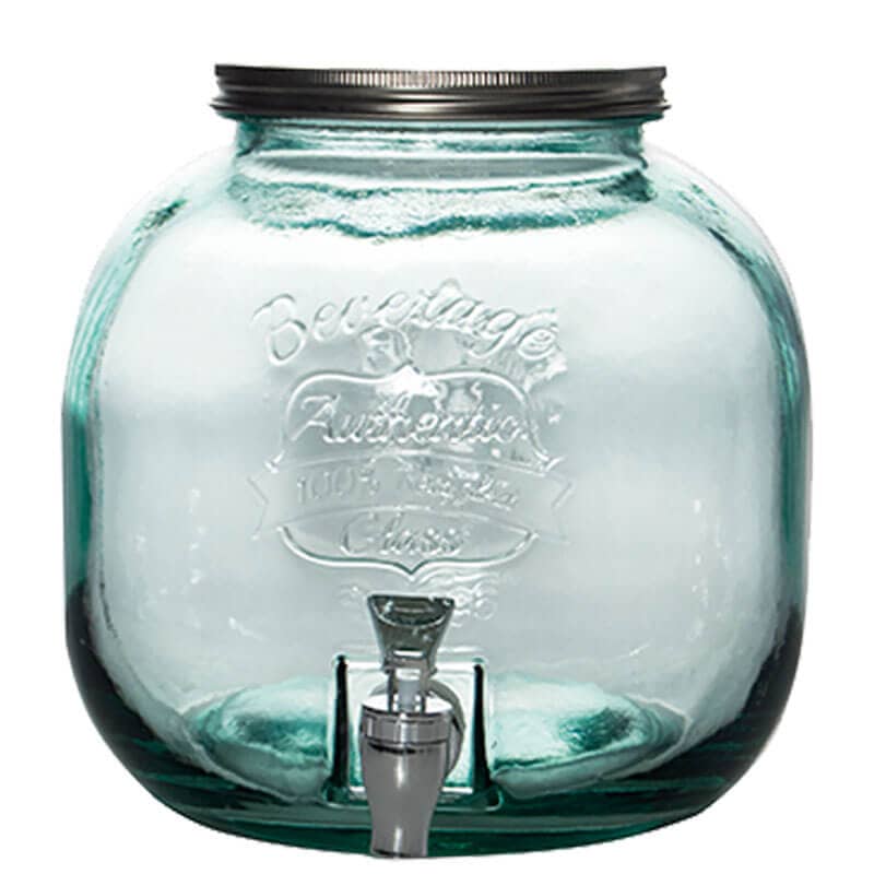 Dispensador de bebidas de vidrio con grifo - 6,0 l