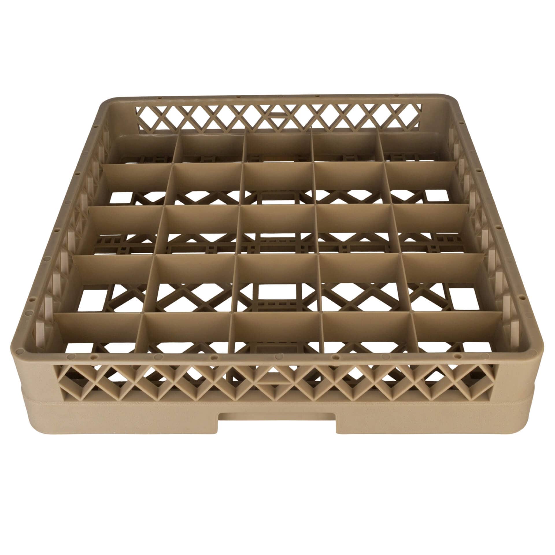 TRAEX 25-Compartment Dish Rack Base, Beige - 50x50x10 cm