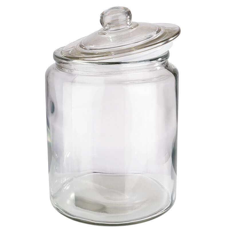Bocal de conservation Classic avec couvercle en verre et joint - 6,0 l