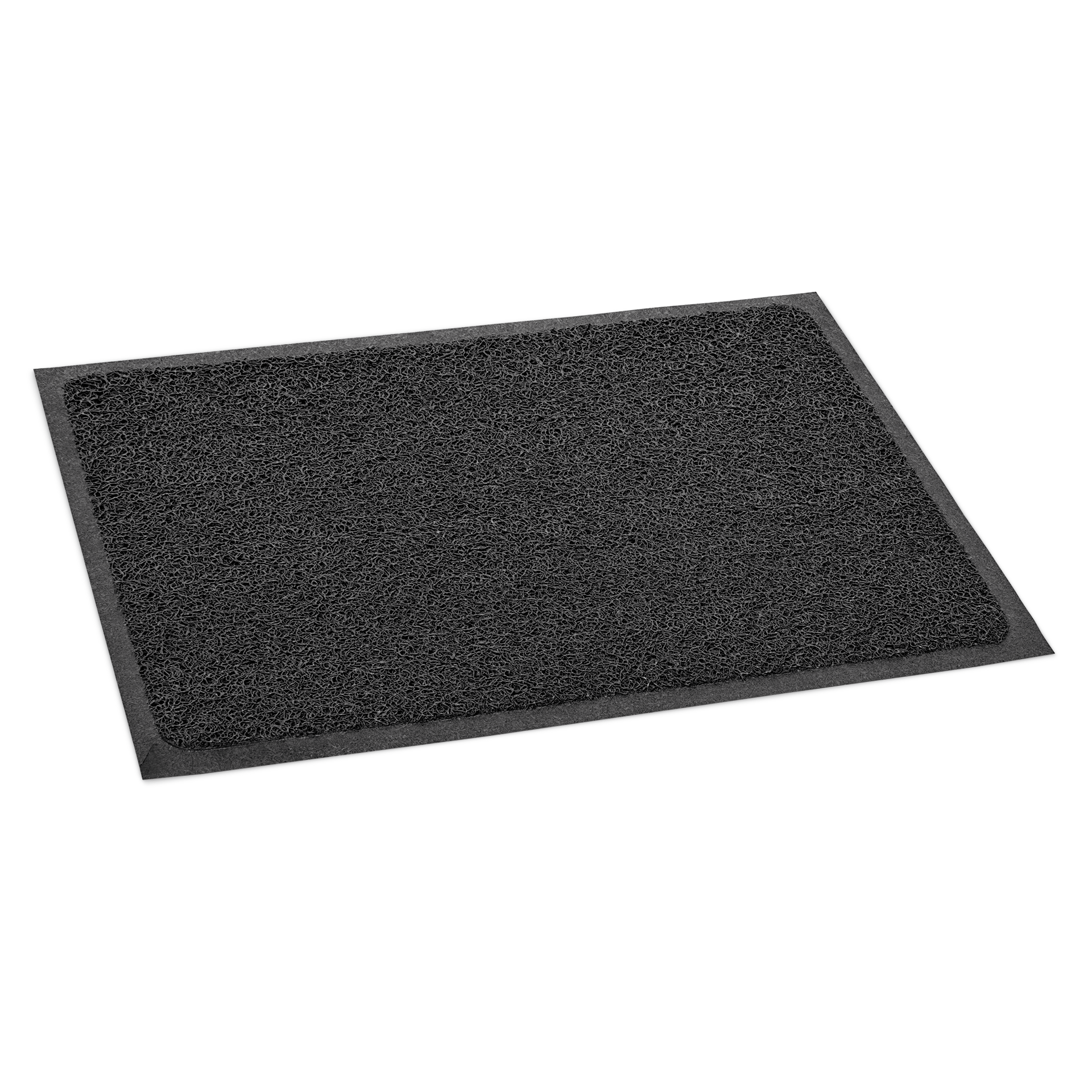 Alfombra para atrapar la suciedad de PVC gris oscuro - 150 x 120 x 1 cm