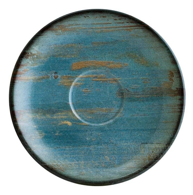 Bonna Madera Mint Gourmet Platillo 12 cm azul - 6 ud