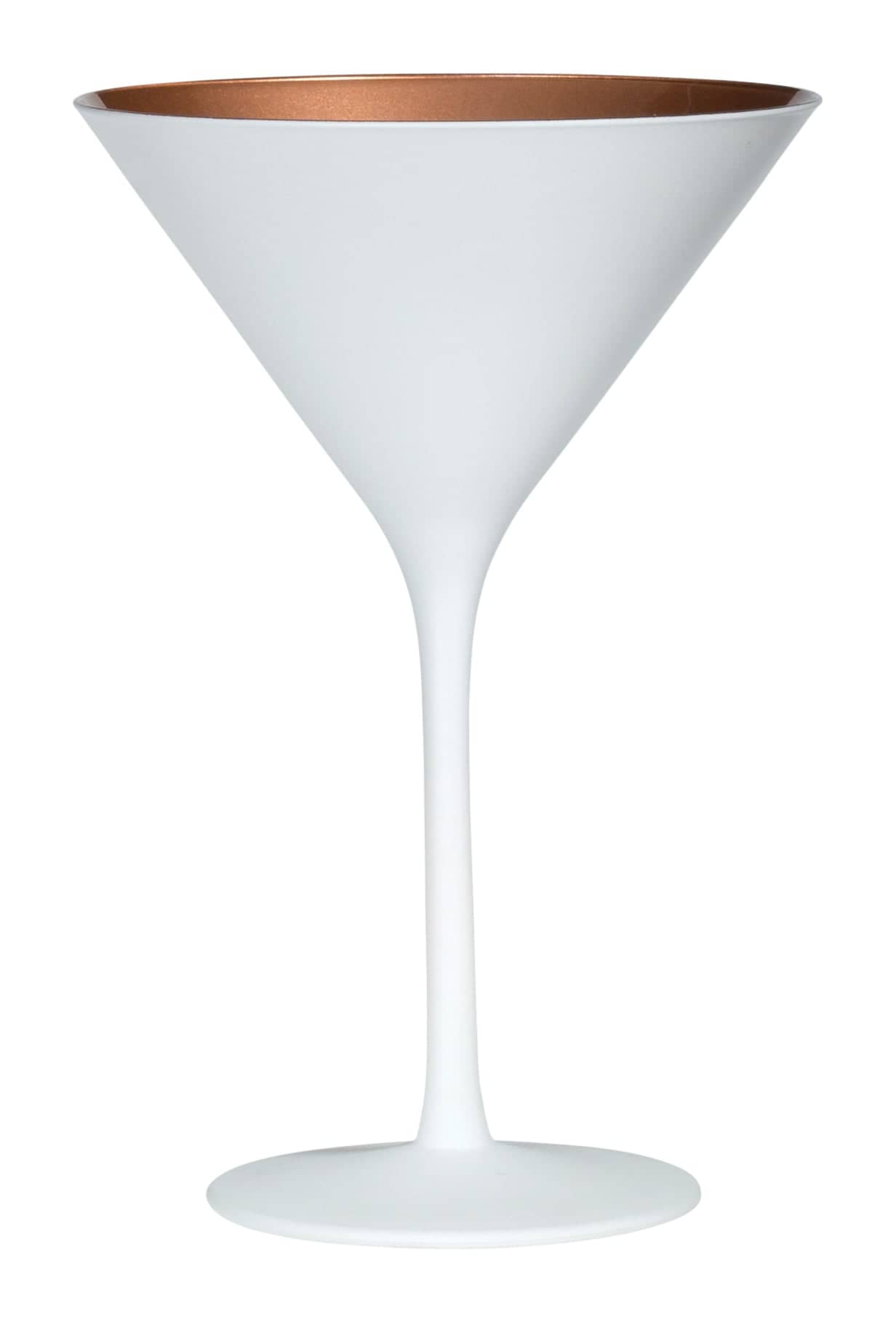 Verre à Martini, blanc/bronze mat, Elements Stölzle - 240ml
