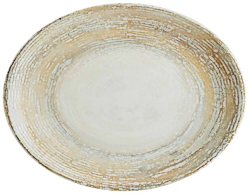 Bonna Patera Moove plato ovalado 31 x 24 cm beige - 6 ud